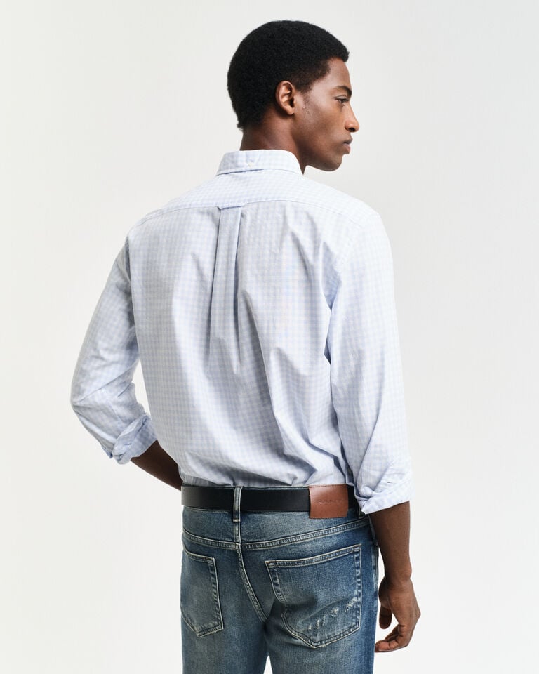 Gant Camisa de popelina clásica de cuadros Vichy Regular Fit Oferta exclusiva