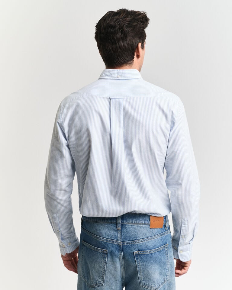 Gant Camisa Oxford clásica Regular Fit de rayas finas Última moda