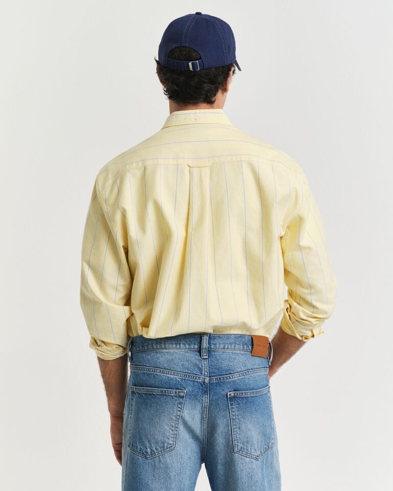 Gant Camisa Oxford Relaxed Fit Heritage a rayas 2025