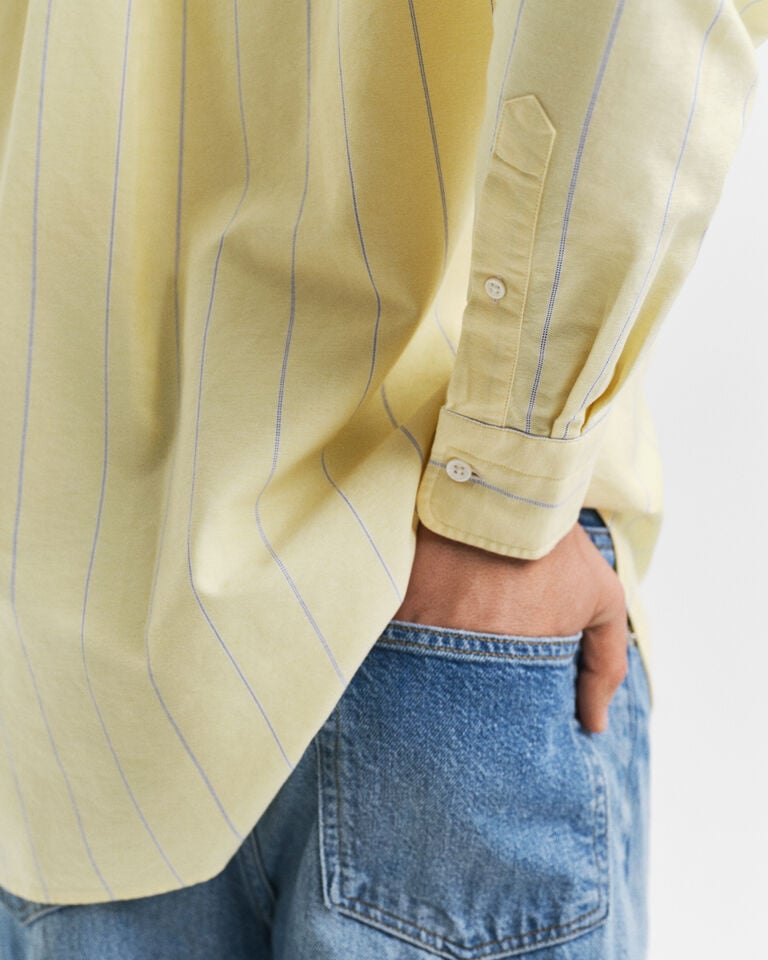 Gant Camisa Oxford Relaxed Fit Heritage a rayas 2025