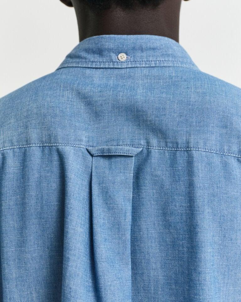 Gant Camisa Relaxed Fit de cambray Outlet