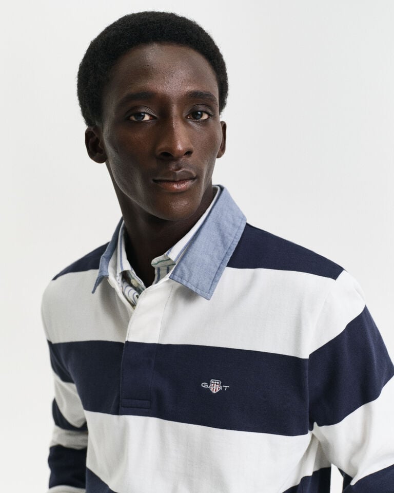 Gant Heavy Rugger de cambray a rayas Rebajas baratas