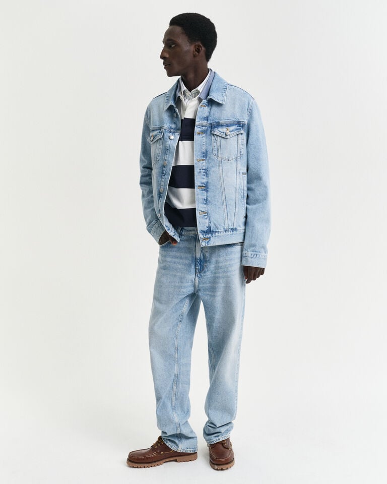 Gant Heavy Rugger de cambray a rayas Rebajas baratas