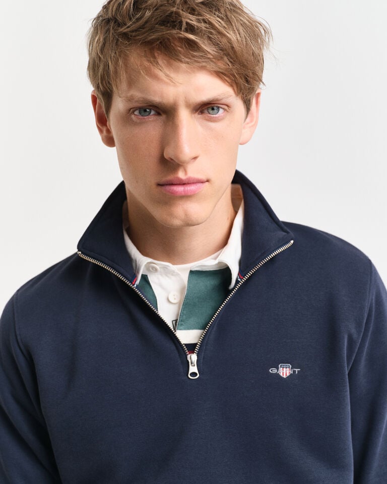 Gant Sudadera Shield con media cremallera Tienda