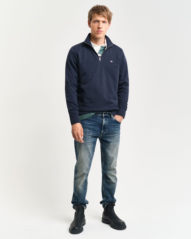 Gant Sudadera Shield con media cremallera Tienda