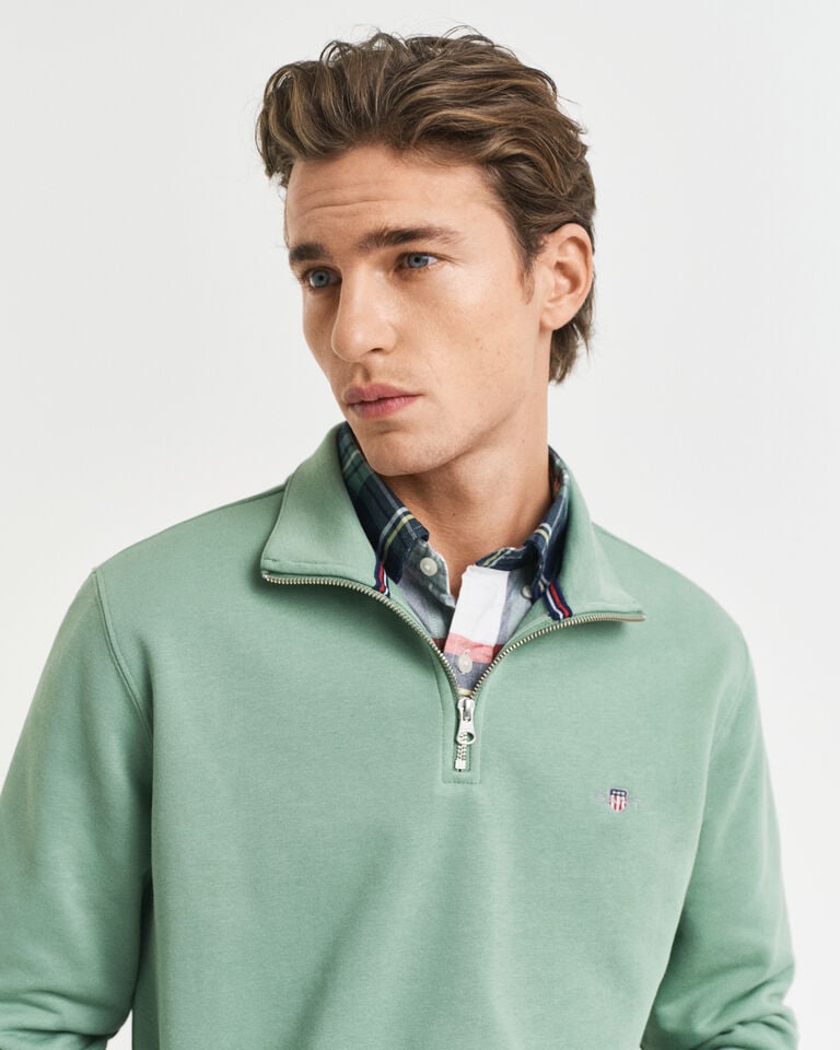 Gant Sudadera Shield con media cremallera Oferta especial