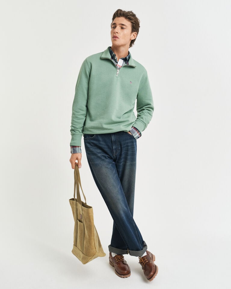 Gant Sudadera Shield con media cremallera Oferta especial