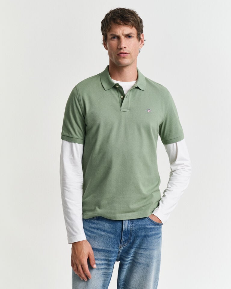 Gant Polo de piqué Regular Fit Shield