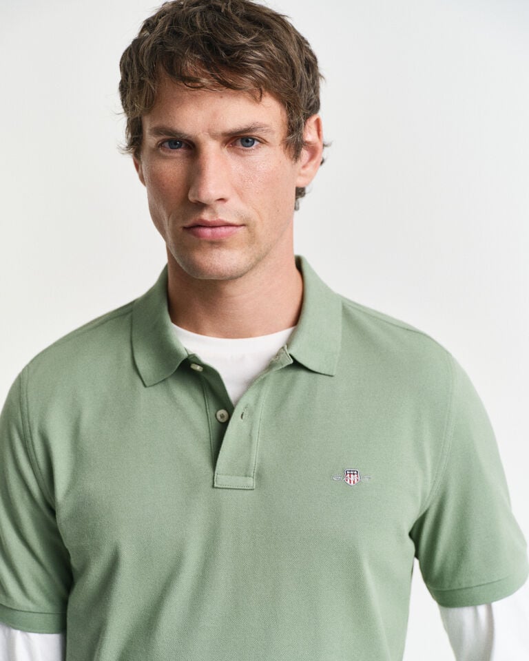 Gant Polo de piqué Regular Fit Shield Últimos 3 días