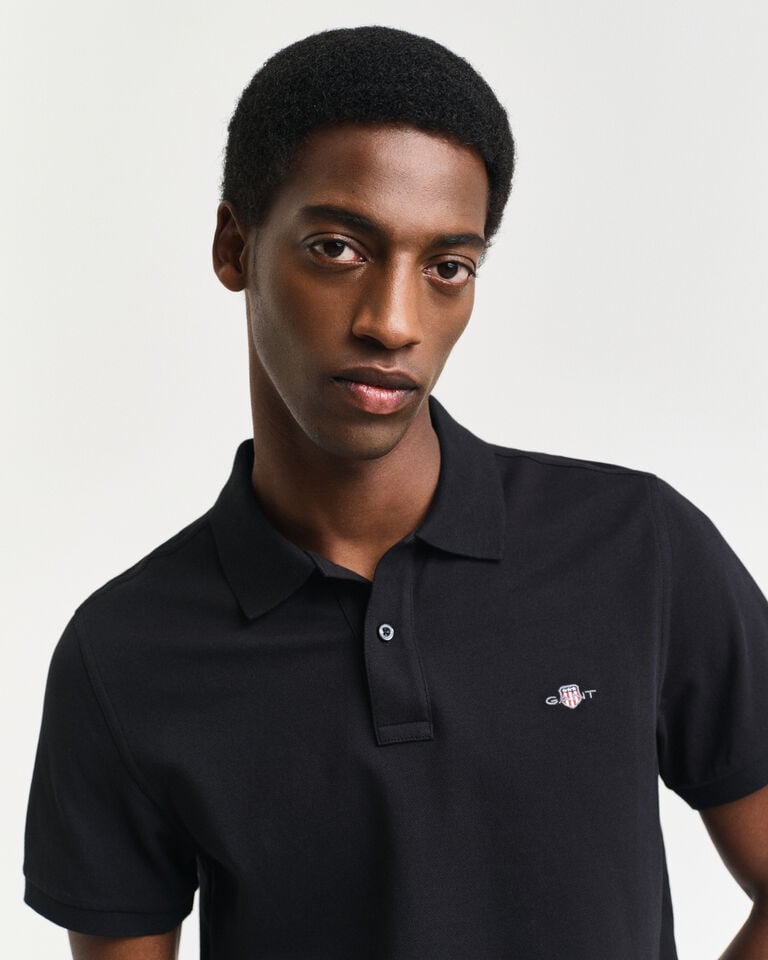 Gant Polo de piqué Regular Fit Shield Precio de fábrica
