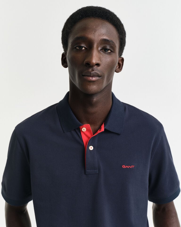 Gant Polo de piqué en contraste Oferta especial de fábrica