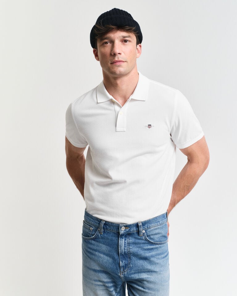 Gant Polo de piqué Regular Fit Shield