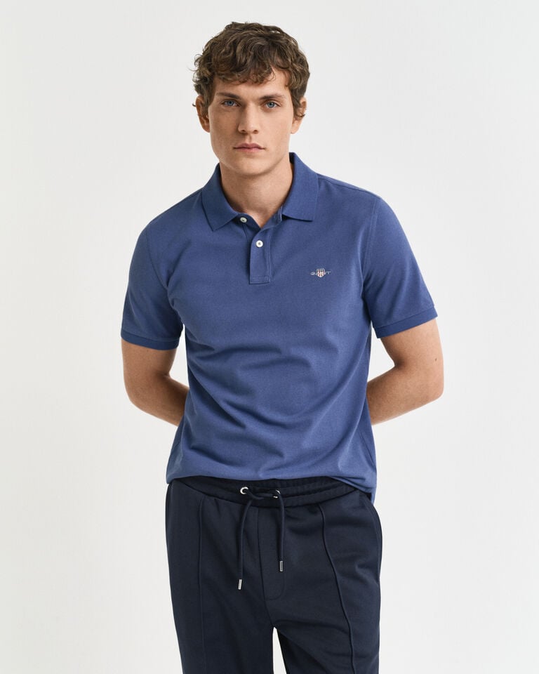 Gant Polo de piqué Regular Fit Shield