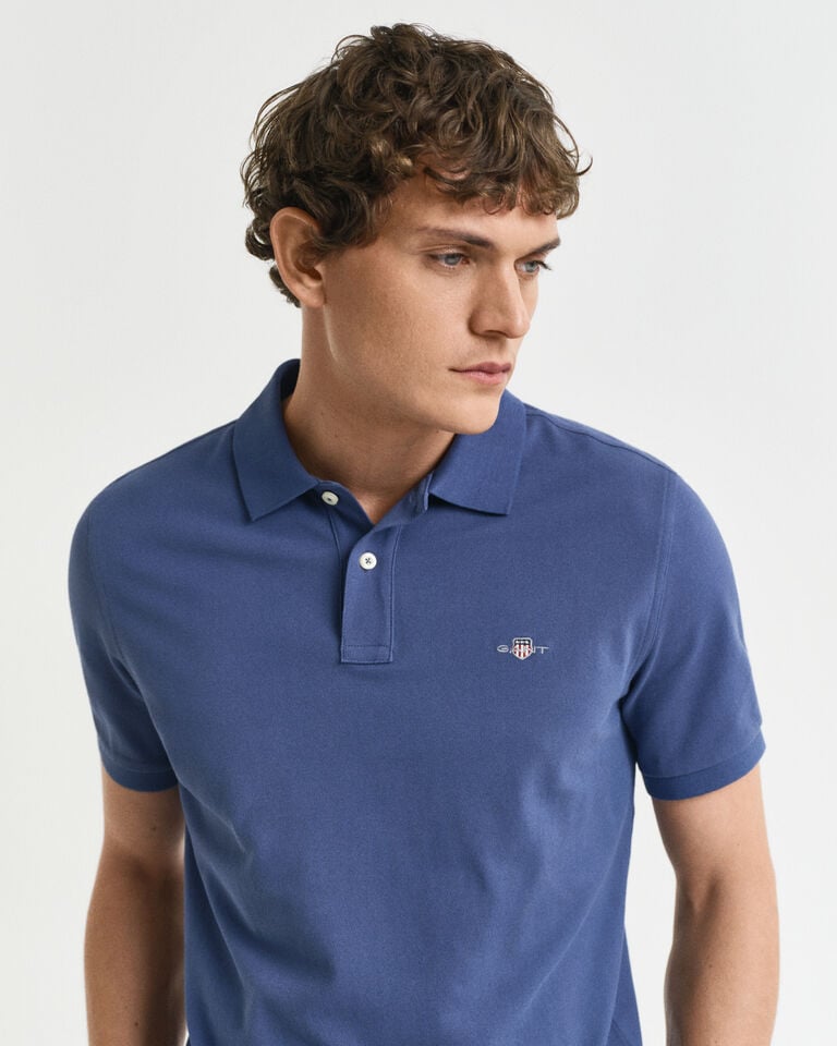 Gant Polo de piqué Regular Fit Shield Liquidación
