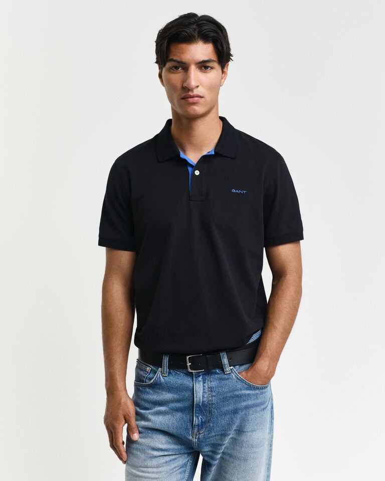 Gant Polo de piqué en contraste