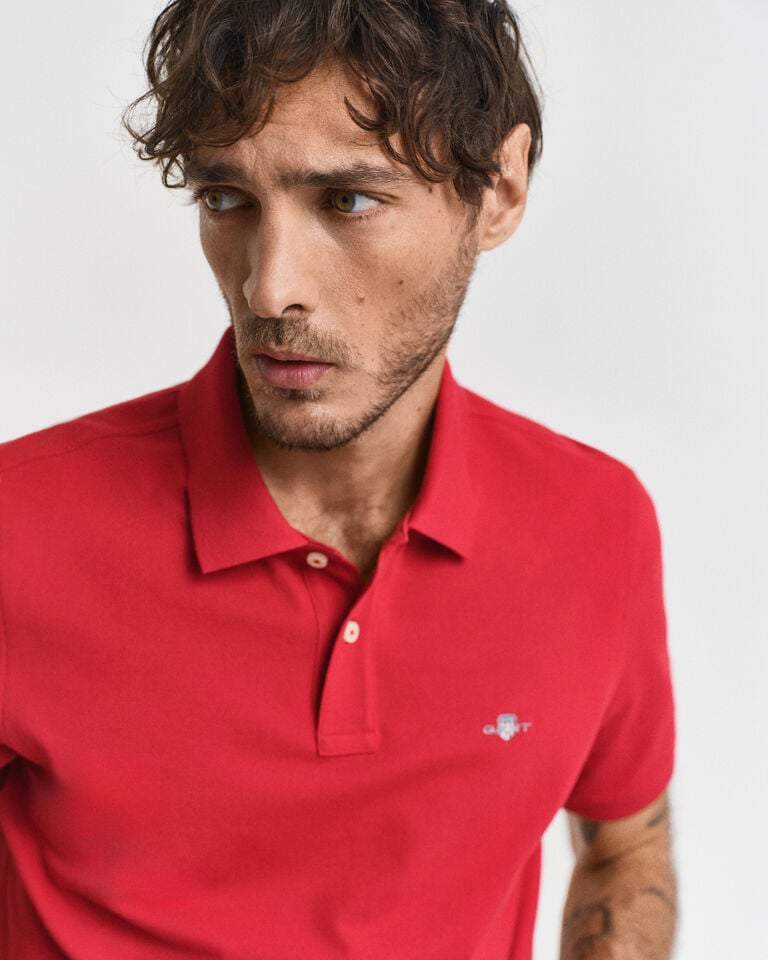 Gant Polo de piqué Regular Fit Shield En oferta