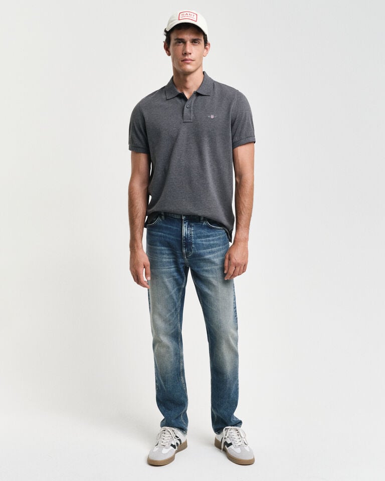 Gant Polo de piqué Regular Fit Shield Oferta exclusiva
