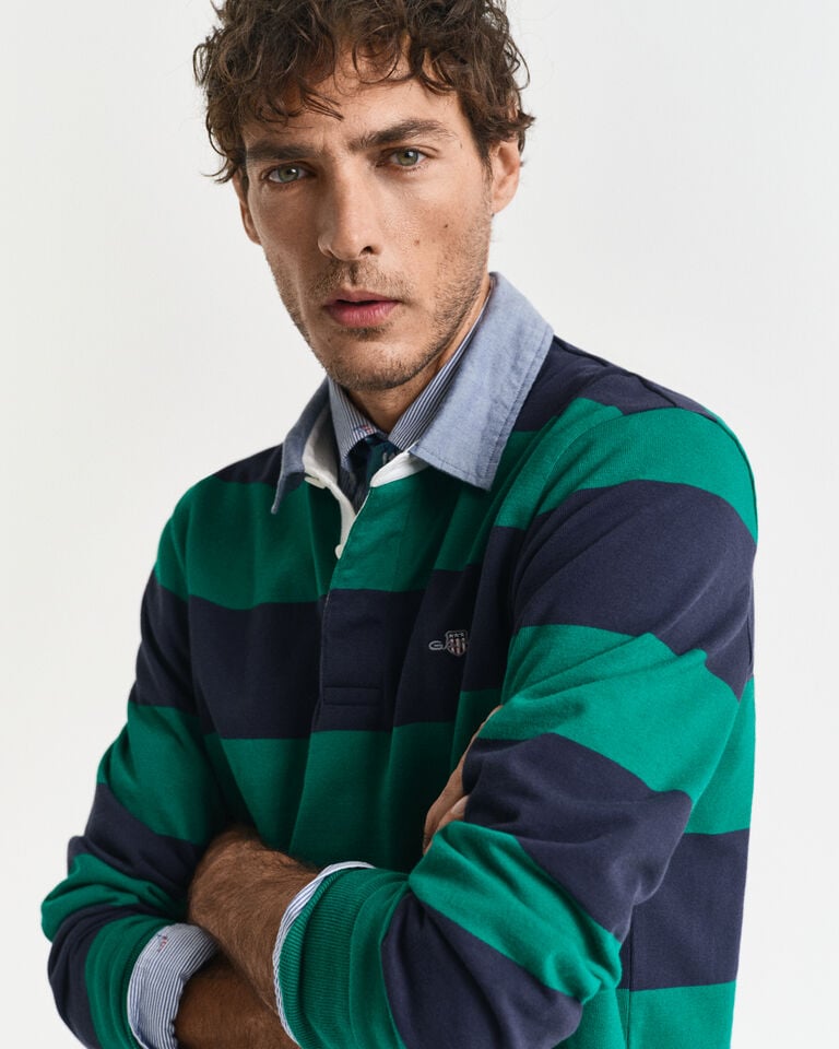 Gant Heavy Rugger de cambray a rayas Ofertas especiales