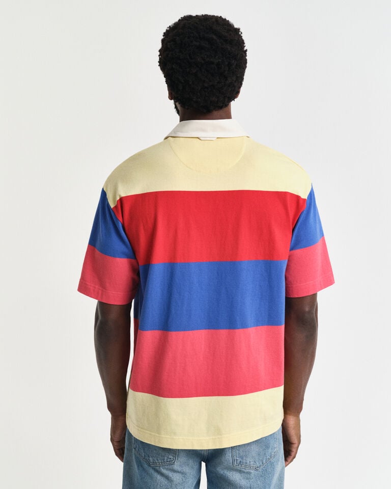 Gant Heavy Rugger de manga corta a rayas Rebajas