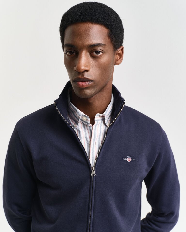 Gant Sudadera Shield con cremallera Venta caliente