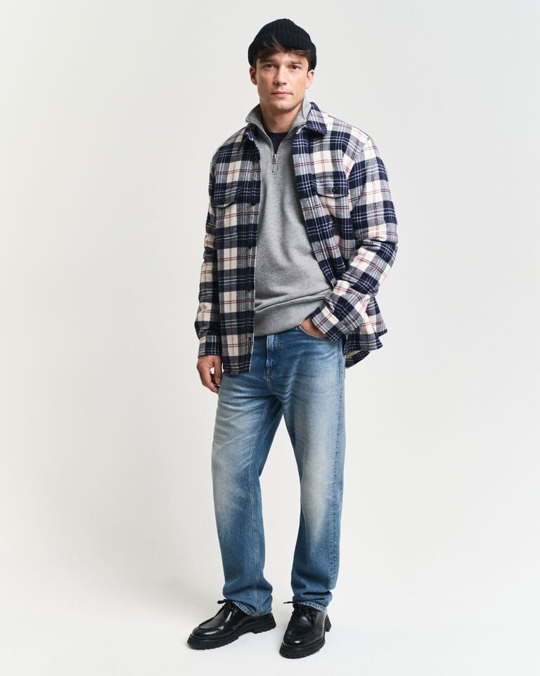Gant Sudadera Shield con media cremallera Liquidación