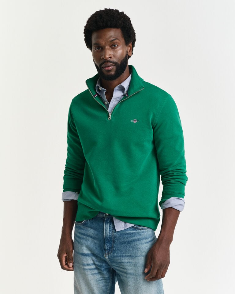 Gant Sudadera Shield con media cremallera