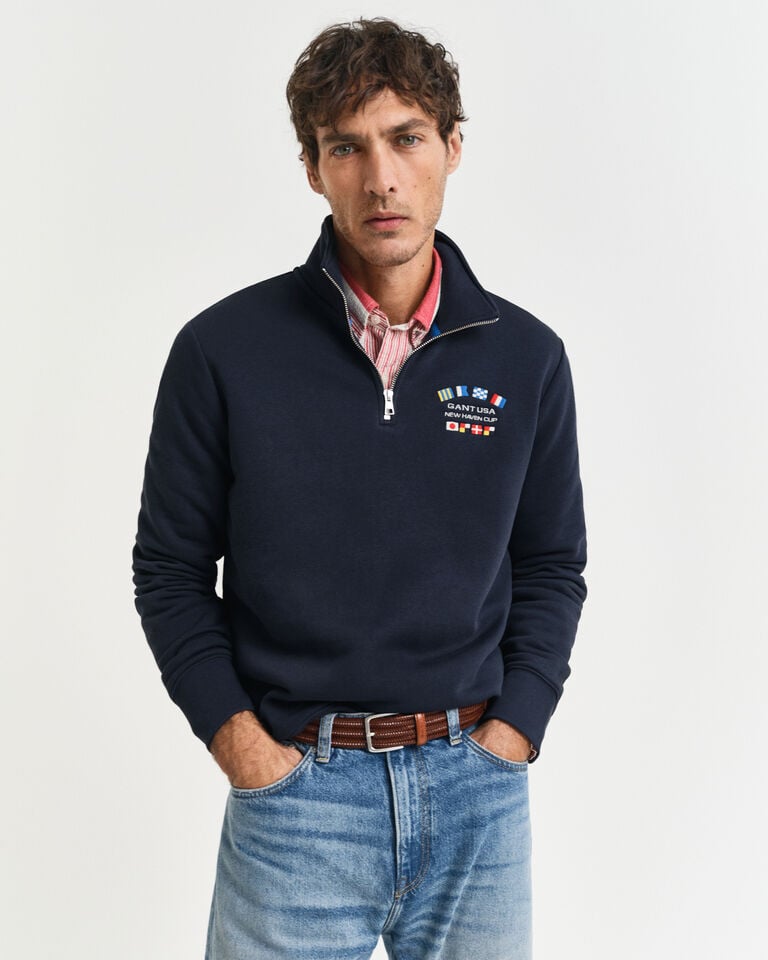 Gant Sudadera con media cremallera Graphic