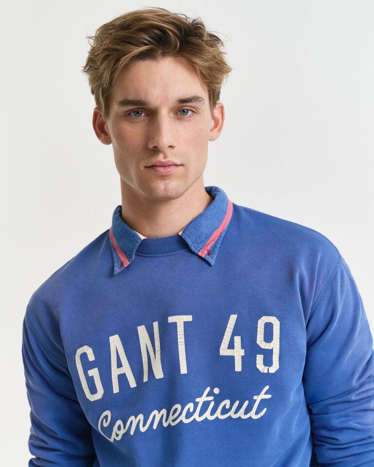 Gant Sudadera de cuello redondo Varsity Worn Graphic Precio de fábrica