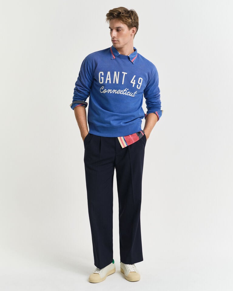 Gant Sudadera de cuello redondo Varsity Worn Graphic Precio de fábrica