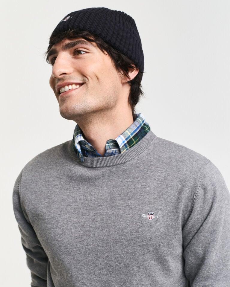 Gant Jersey clásico de algodón con cuello redondo Promoción trimestral