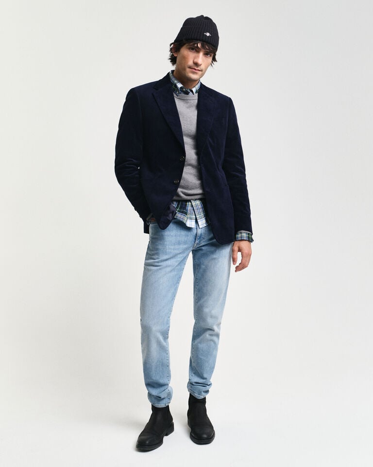 Gant Jersey clásico de algodón con cuello redondo Promoción trimestral