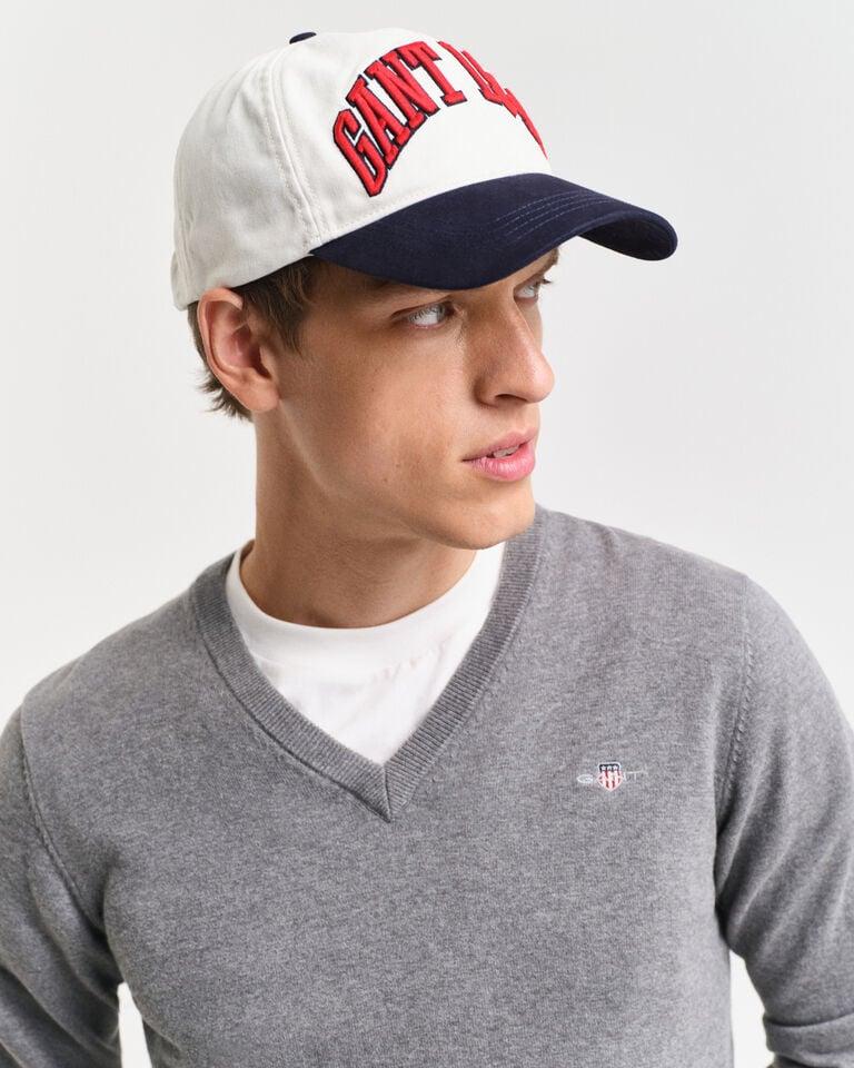 Gant Jersey clásico de algodón con cuello de pico Solo queda un día