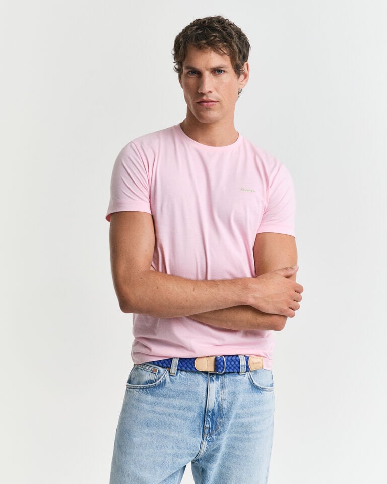 Gant Camiseta Logo en contraste