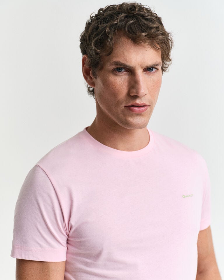 Gant Camiseta Logo en contraste Superdescuento