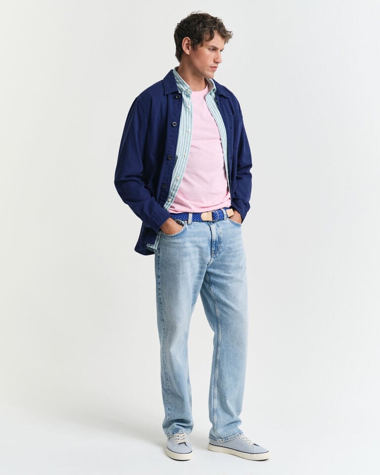 Gant Camiseta Logo en contraste Superdescuento