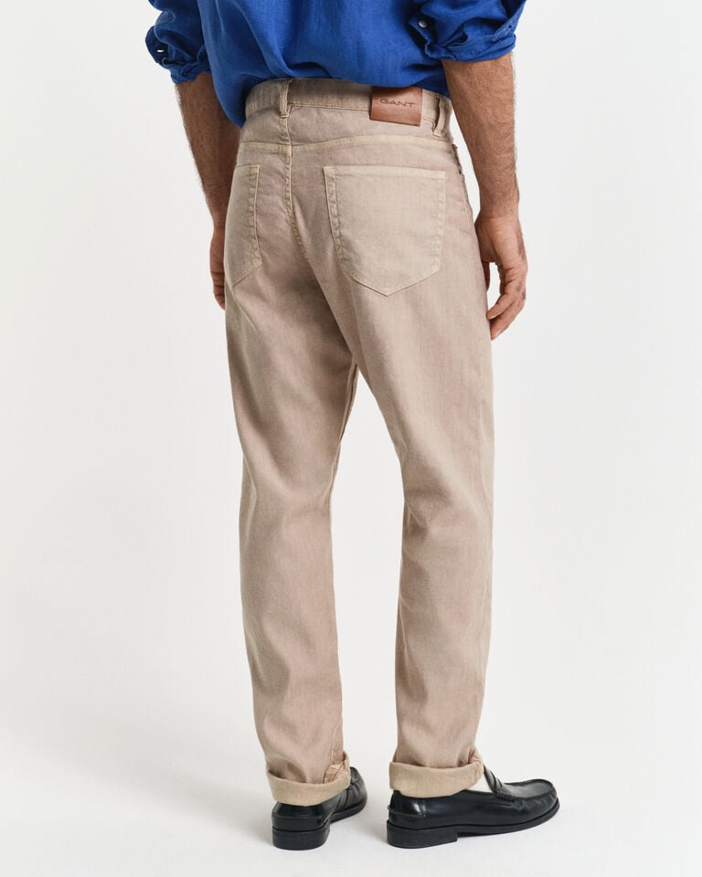 Gant Vaqueros Regular Fit de algodón y lino Devoluciones gratuitas