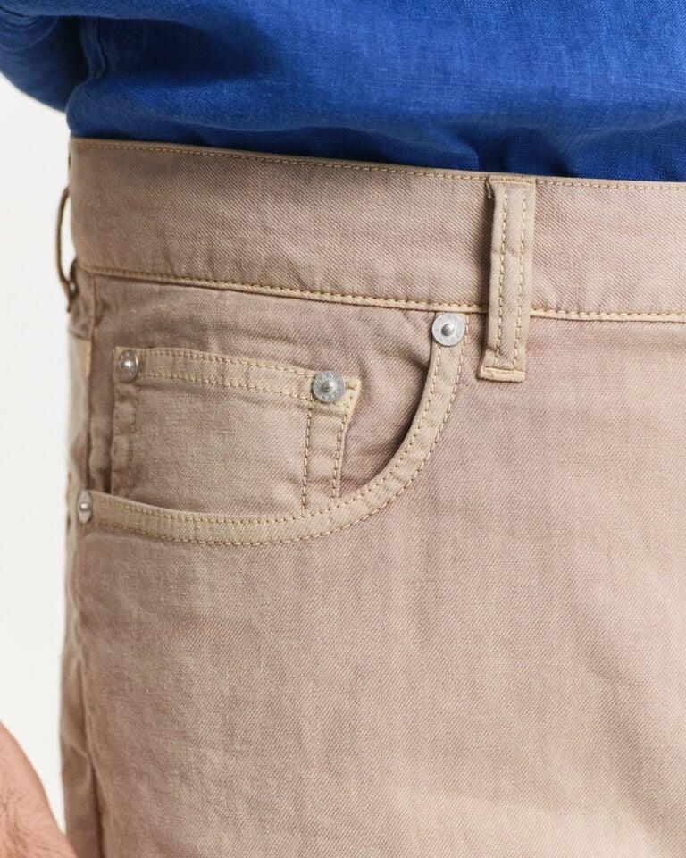Gant Vaqueros Regular Fit de algodón y lino Devoluciones gratuitas