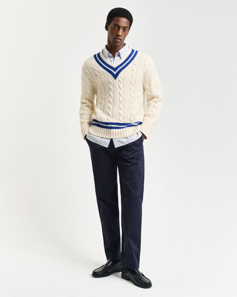 Gant Pantalones chinos Regular Fit de sarga