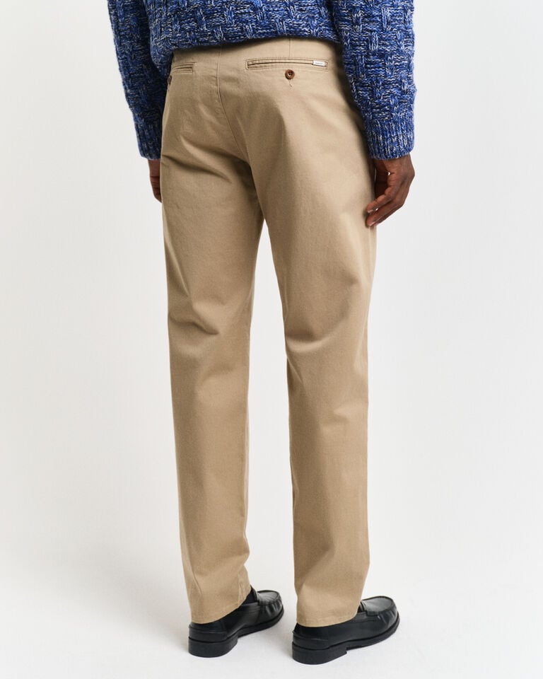 Gant Pantalones chinos Regular Fit de sarga Rebajas