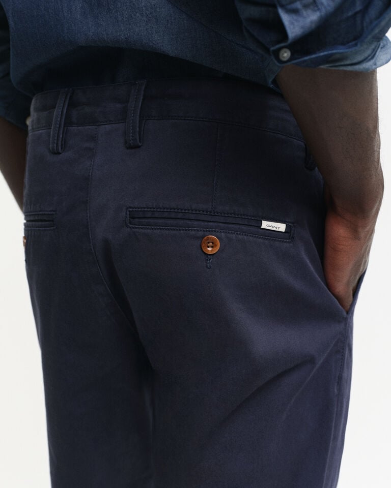 Gant Pantalones chinos Slim Fit de sarga Venta caliente