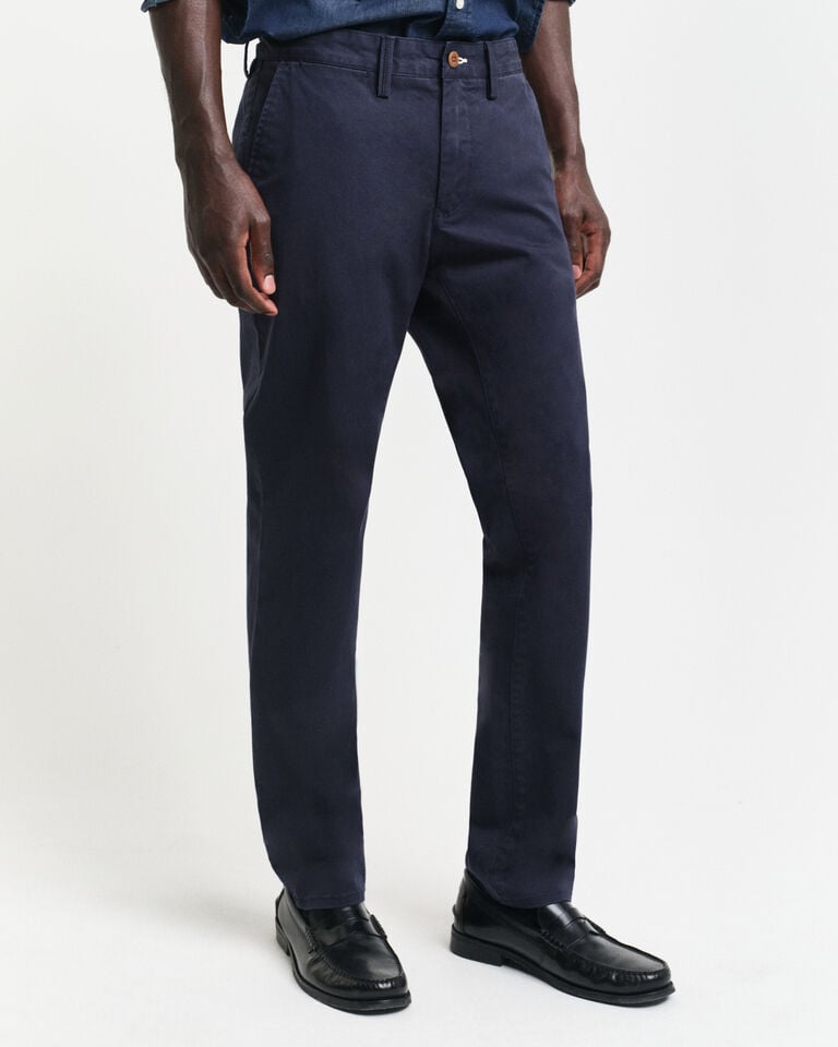 Gant Pantalones chinos Slim Fit de sarga Venta caliente