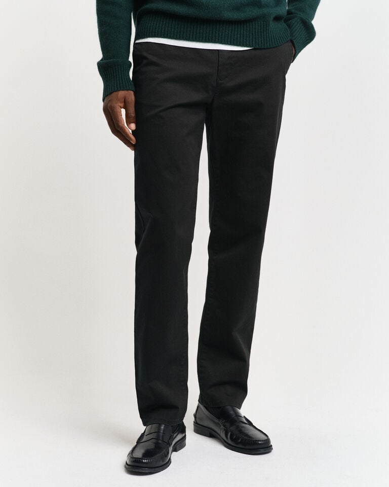 Gant Pantalones chinos Regular Fit de sarga Rebajas baratas