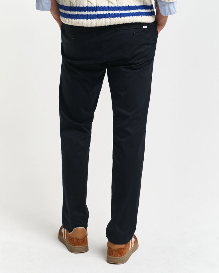 Gant Pantalones chinos Slim Fit de sarga Mejor oferta