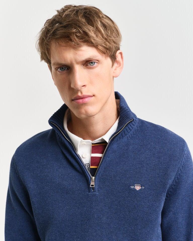 Gant Jersey de algodón con media cremallera Casual Oferta especial de fábrica
