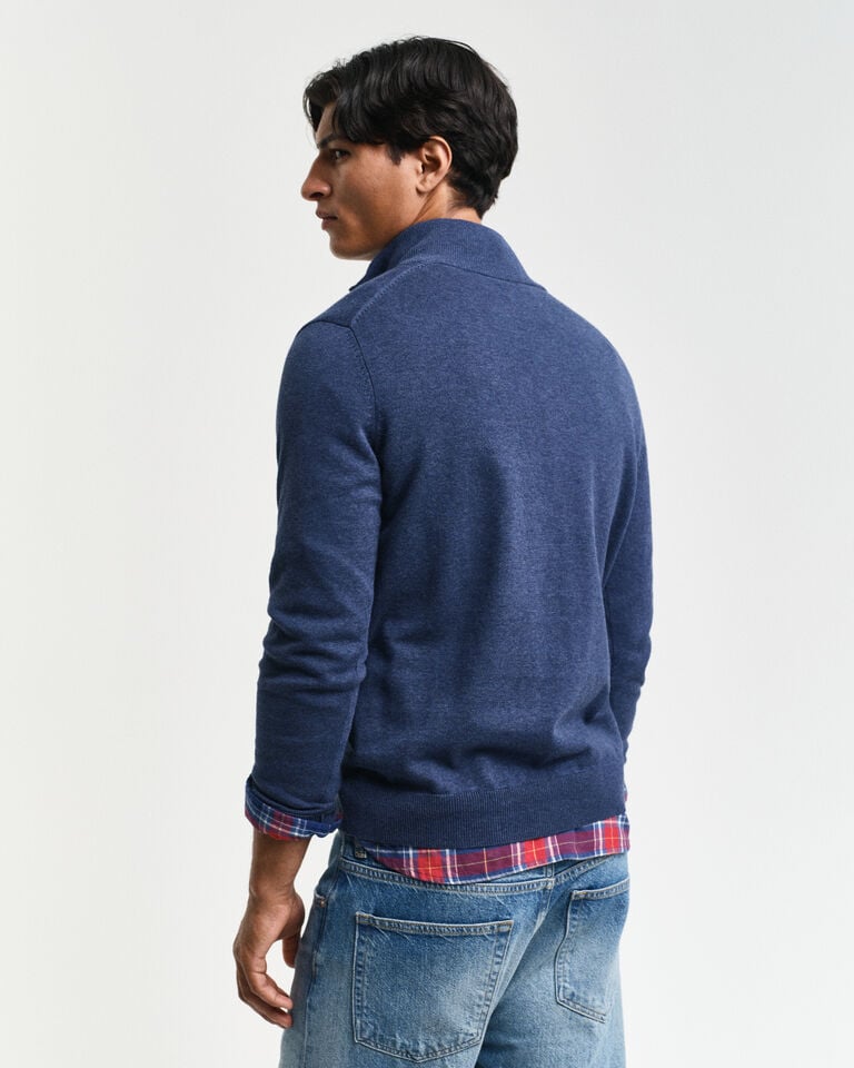 Gant Jersey clásico de algodón con media cremallera Promoción trimestral