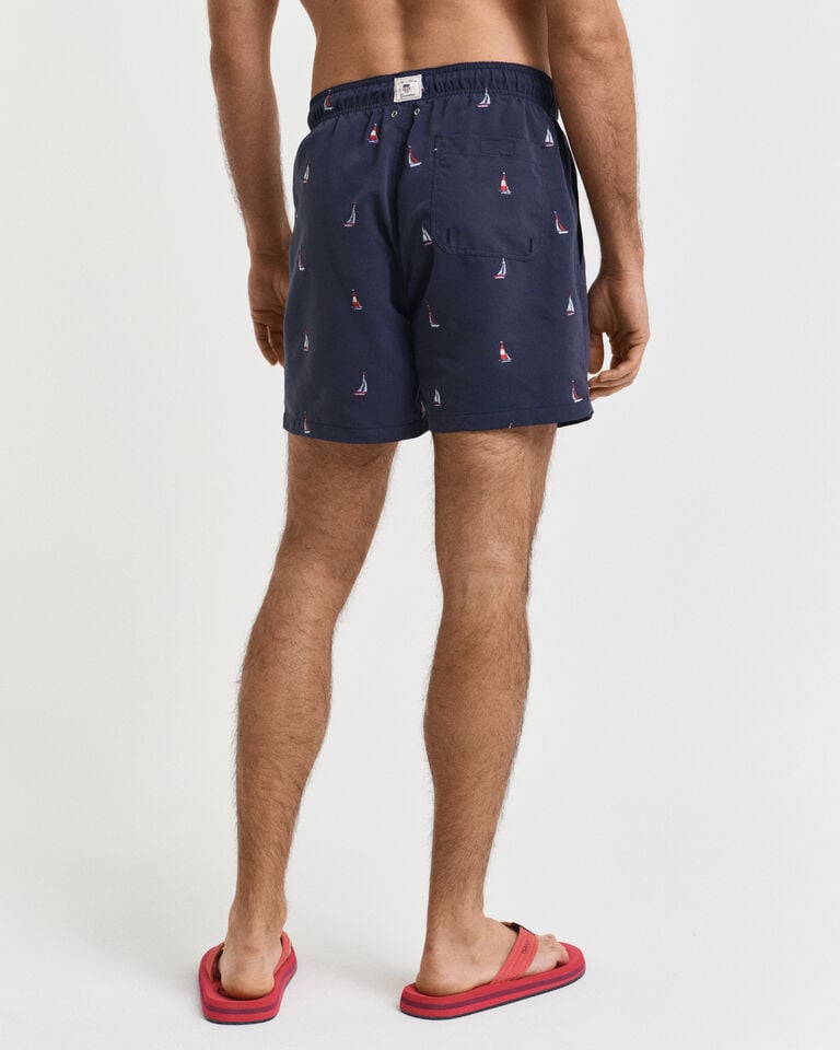 Gant Bañador con bordado de barco Descuento por venta flash