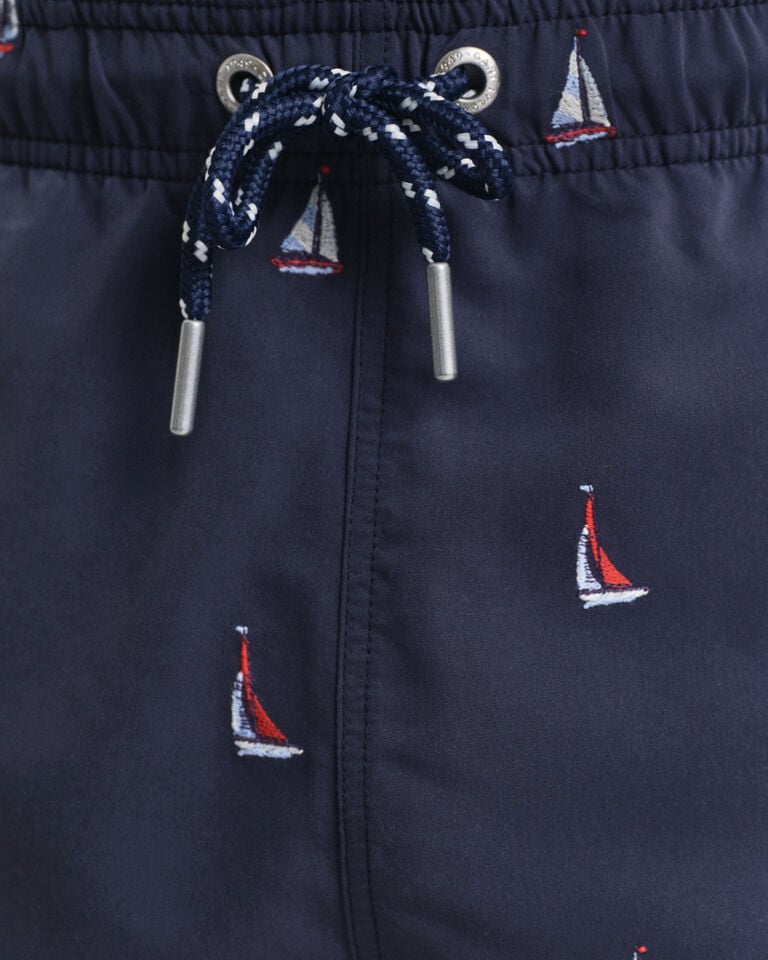 Gant Bañador con bordado de barco Descuento por venta flash