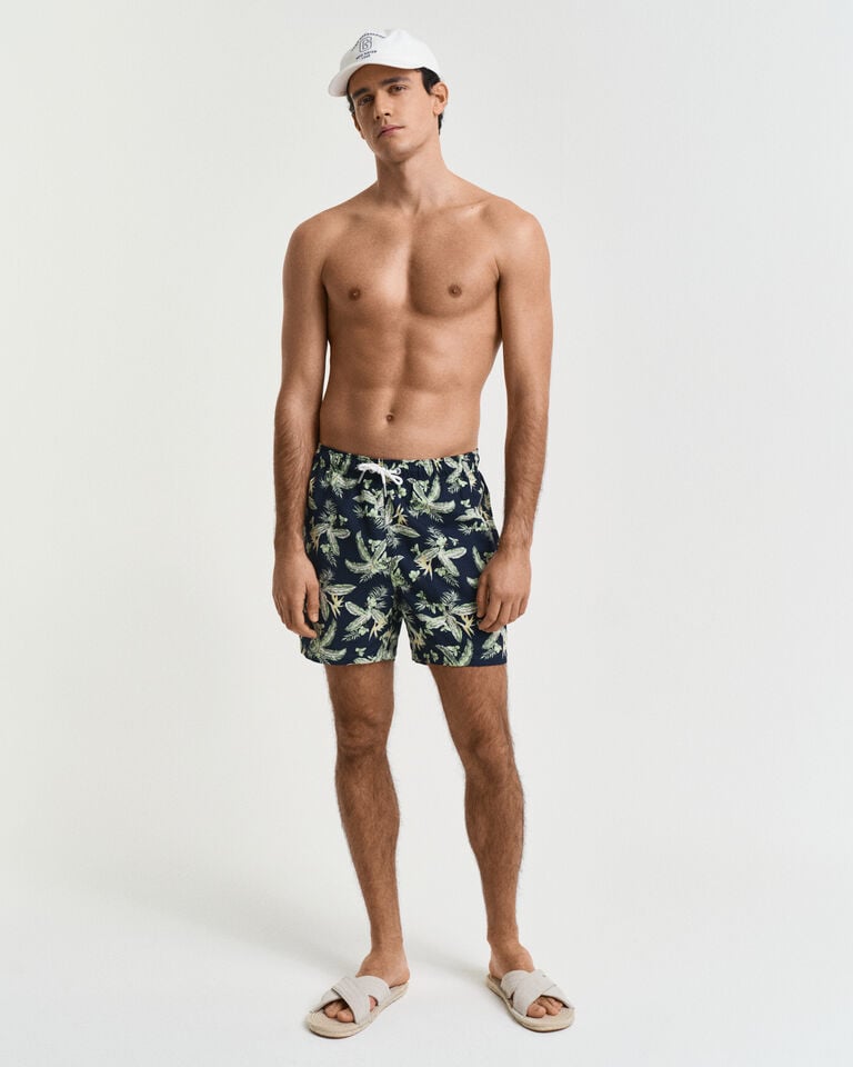 Gant Bañador con estampado Tropical Leaves