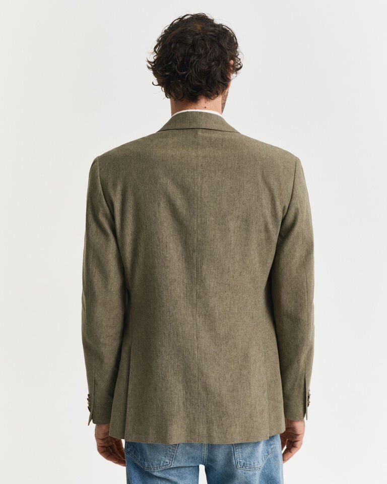 Gant Chaqueta de traje Slim Fit de algodón y lino Rebajas online