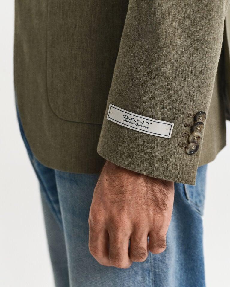 Gant Chaqueta de traje Slim Fit de algodón y lino Rebajas online
